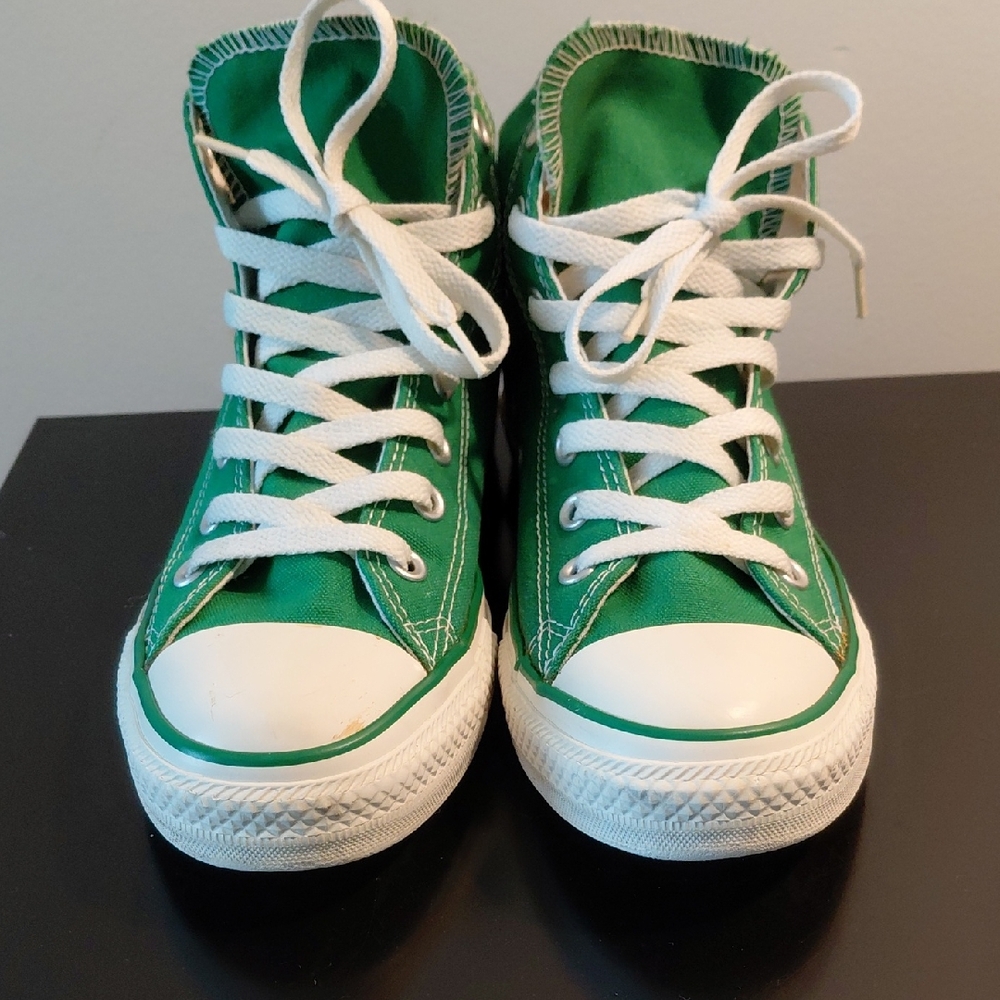 Classic All Star Green Chuck Taylor Converse High Top Sneakers